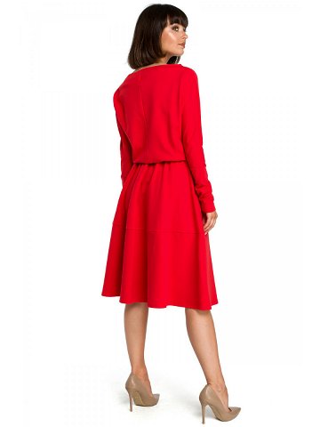 Dámské šaty model 17916068 – BeWear Velikost L Barvy červená
