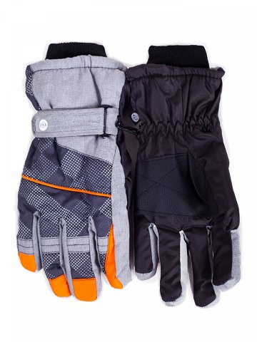 Pánské zimní lyžařské rukavice model 17958046 Grey 20 – Yoclub