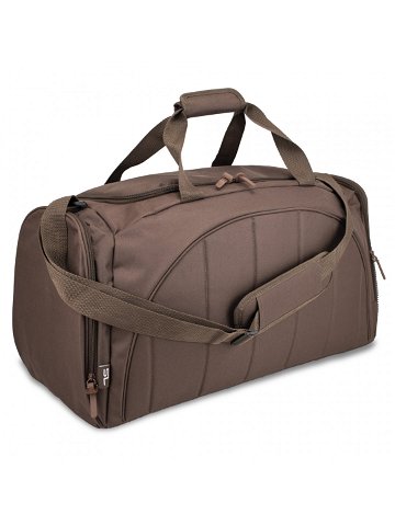 Semiline Fitness Travel Bag A3029-2 Brown 57 cm x 30 5 cm x 27 cm