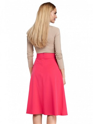 Model 18002383 Dámská midi sukně růžová EU XXL – Moe