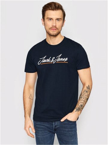 Jack & Jones T-Shirt Tons 12205107 Tmavomodrá Regular Fit