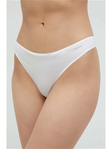 Dámské tanga model 18041541 100 bílá bílá S – Calvin Klein