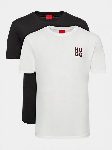 Hugo 2-dílná sada T-shirts 50492550 Bílá Regular Fit