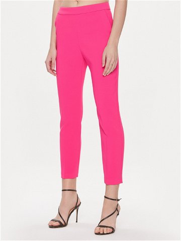 Pinko Kalhoty z materiálu 102861 7624 Růžová Regular Fit