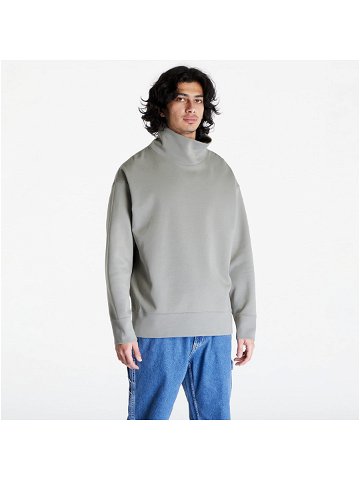 Nike Sportswear Tech Fleece Reimagined Oversized Turtleneck Sweatshirt Khaki