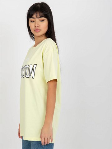 Dámské tričko EM TS světle žlutá model 18116247 – FPrice Velikost jedna velikost