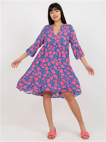 Dámské šaty model 18132701 růžové – FPrice XL