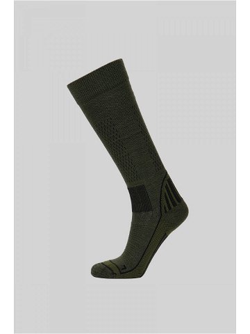 Ponožky peak performance ski sock zelená 42 45