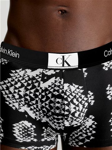 Pánské boxerky 000NB3406A UB1 černé-potisk – Calvin Klein L