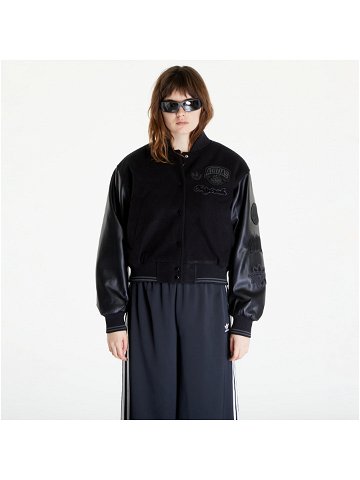 Adidas Oversized Collegiate Jacket Black