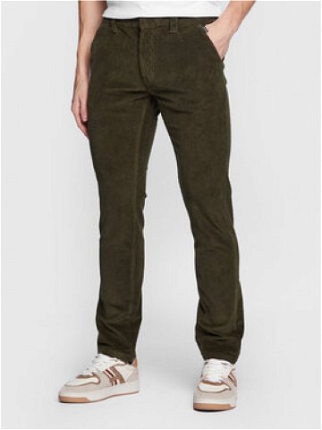 Blend Kalhoty z materiálu 20714780 Zelená Slim Fit