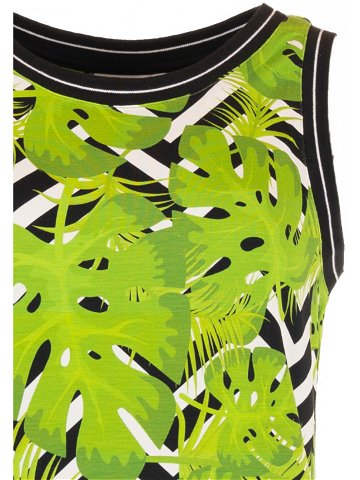Dámské plážové šaty 16211-253-1 zelená-potisk – Pastunette 2XL