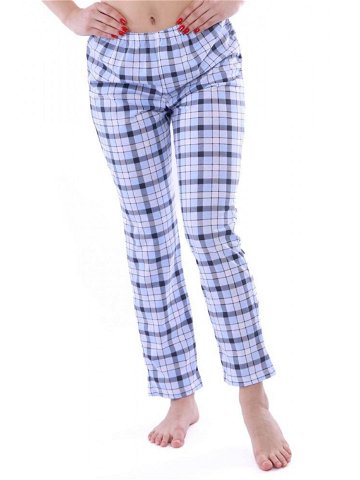 Dámské pyžamové kalhoty Magda světle modré Barva modrá Velikost XL