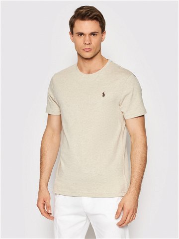 Polo Ralph Lauren T-Shirt 710671438203 Béžová Slim Fit