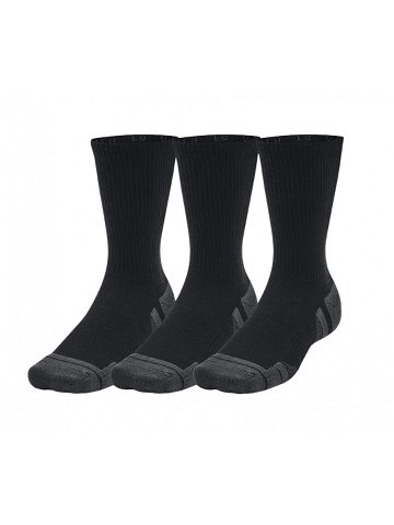 3PACK ponožky Under Armour černé 1379512 001 M
