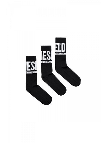Ponožky diesel skm-ray-threepack socks černá l