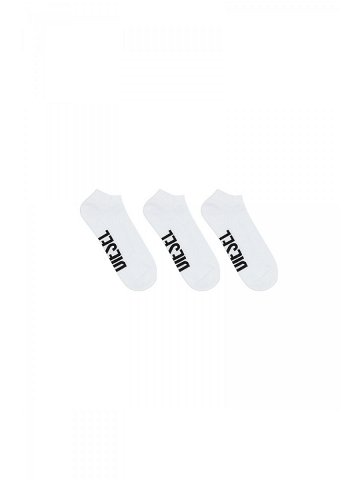 Ponožky diesel skm-gost-threepack socks bílá l