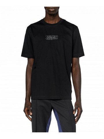 Tričko diesel t-must-slits-n t-shirt černá m