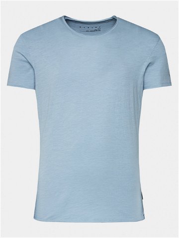Sisley T-Shirt 3WF0S101K Světle modrá Regular Fit