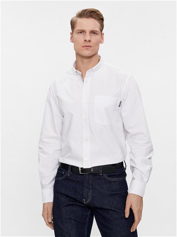 Tommy Hilfiger Košile Oxford Monotype MW0MW33797 Bílá Slim Fit