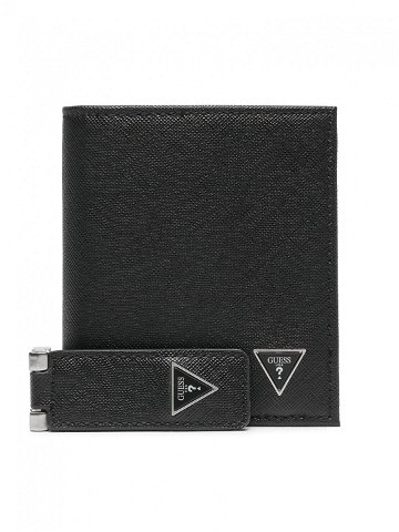 Guess Sada peněženka a klíčenka GFBOXM P3303 Černá