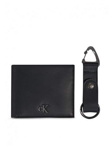 Calvin Klein Jeans Sada peněženka a klíčenka Gifting Bifold Keyfob K50K511201 Černá