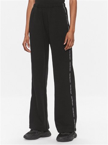 Calvin Klein Jeans Teplákové kalhoty J20J223118 Černá Relaxed Fit