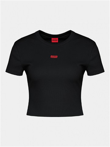 Hugo T-Shirt Deluisa 1 50508636 Černá Slim Fit