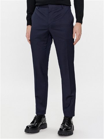 Calvin Klein Chino kalhoty K10K112292 Tmavomodrá Slim Fit