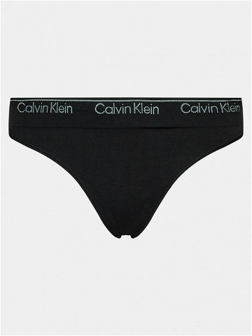 Calvin Klein Underwear Kalhotky string Thong 000QF7095E Černá
