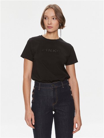 Pinko T-Shirt Start 101752 A1NW Černá Regular Fit