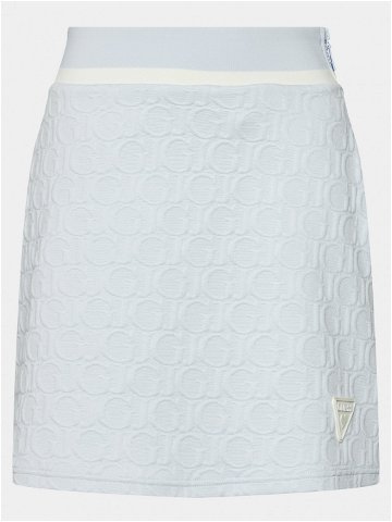 Guess Mini sukně Cheri V4RD01 KBSL0 Světle modrá Regular Fit