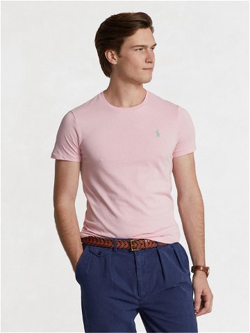 Polo Ralph Lauren T-Shirt 710671438357 Růžová Custom Slim Fit