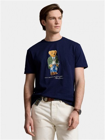 Polo Ralph Lauren T-Shirt 710854497034 Tmavomodrá Regular Fit