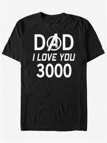 ZOOT Fan Marvel Dad 3000 Triko Černá