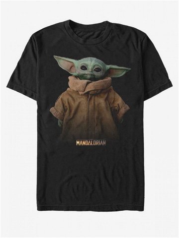 ZOOT Fan Star Wars Baby Yoda Mandalorian Triko Černá