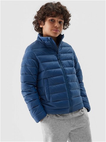 Chlapecká péřová bunda s recyklovanou výplní – modrá