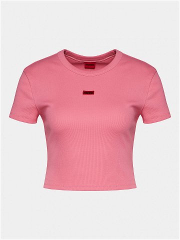 Hugo T-Shirt Deluisa 1 50508636 Růžová Slim Fit