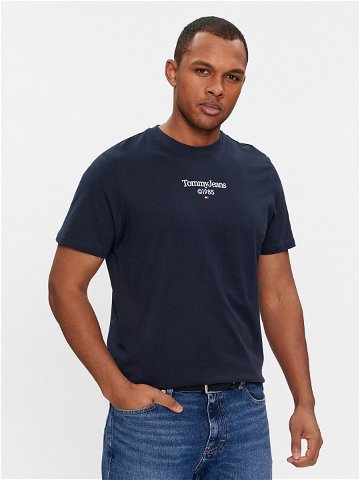 Tommy Jeans T-Shirt 85 Entry DM0DM18569 Modrá Regular Fit