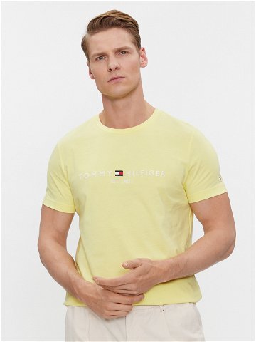 Tommy Hilfiger T-Shirt Tommy Logo Tee MW0MW11797 Žlutá Regular Fit