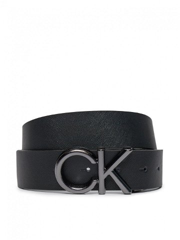 Calvin Klein Pánský pásek Adj Ck Metal Saffiano 35Mm K50K511567 Černá