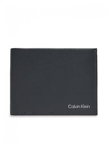 Calvin Klein Velká pánská peněženka Warmth Bifold 5Cc W Coin L K50K507896 Šedá