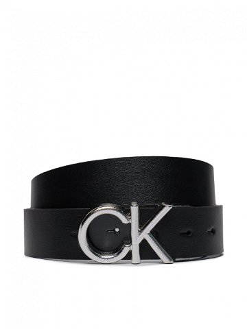 Calvin Klein Pánský pásek Adj Ck Metal Smooth 35Mm K50K511758 Černá