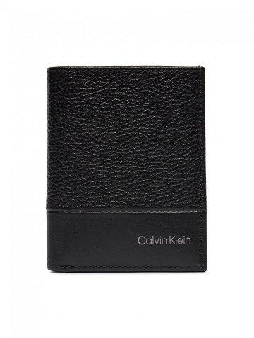 Calvin Klein Velká pánská peněženka Subtle Mix Bifold 6Cc W Coin K50K511667 Černá