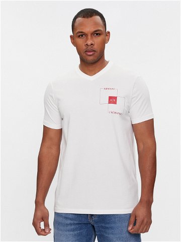 Armani Exchange T-Shirt 3DZTHP ZJE6Z 1116 Bílá Regular Fit