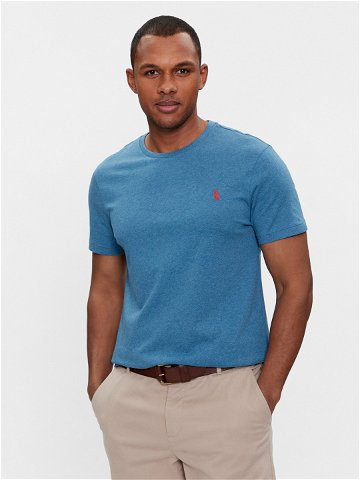 Polo Ralph Lauren T-Shirt 710671438367 Modrá Custom Slim Fit