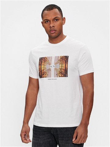 Armani Exchange T-Shirt 3DZTHV ZJBYZ 1116 Bílá Regular Fit