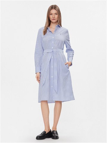 Tommy Hilfiger Košilové šaty Essential WW0WW41001 Modrá Regular Fit