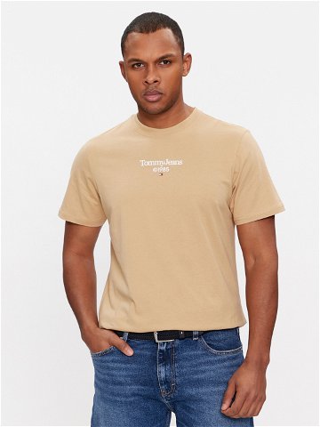 Tommy Jeans T-Shirt 85 Entry DM0DM18569 Béžová Regular Fit