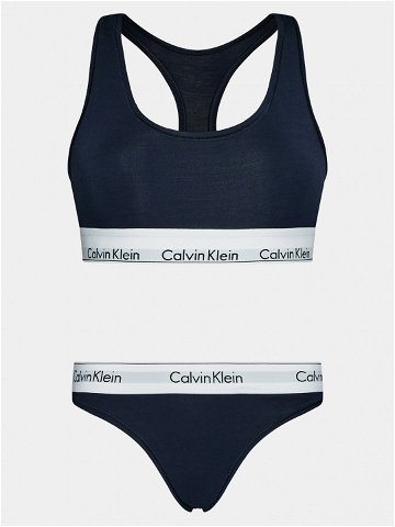 Calvin Klein Underwear Souprava spodního prádla Unlined Bra Set 000QF6703E Modrá